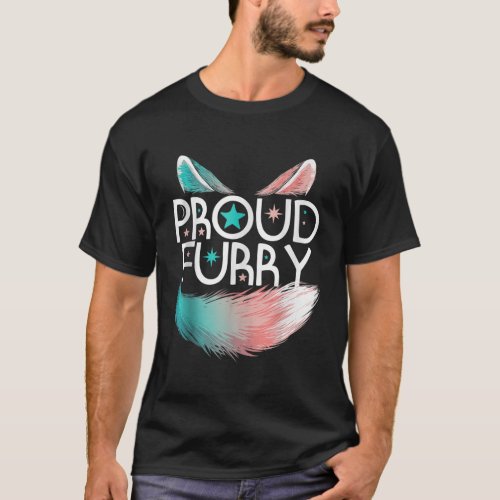 Proud Furry Fandom Cosplay Animal Lover Furries Fu T_Shirt