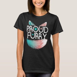 Proud Furry Fandom Cosplay Animal Lover Furries Fu T-Shirt