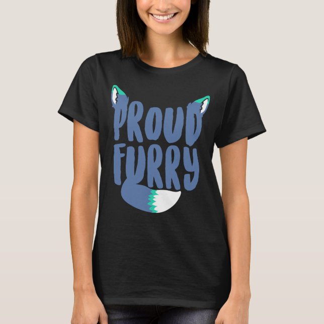 Proud Furry T-Shirt (Front)