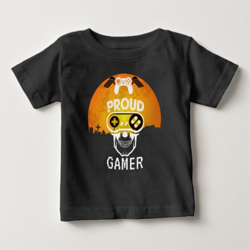 PROUD GAMER _ HALLOWEEN GAMING NERD BABY T_Shirt