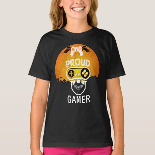 PROUD GAMER _ HALLOWEEN GAMING NERD T_Shirt