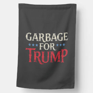 Proud Garbage Puerto Rico Latinos For Trump House Flag