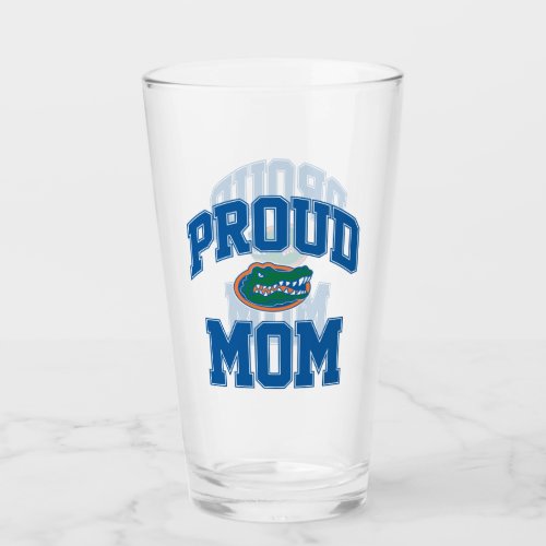 Proud Gator Mom Glass