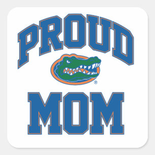 Proud Gator Mom Square Sticker