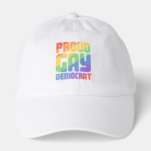Proud Gay Democrat Funny LGBT Hat