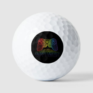 Proud Gaymer, Gay Pride Gaming Golf Balls