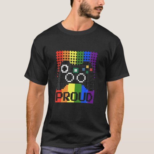 Proud Gaymer Lgbtq LGBT Video Game Lover Gamer Gif T_Shirt
