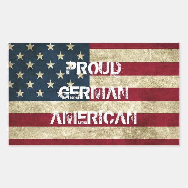 Proud German American Sticker (Front)