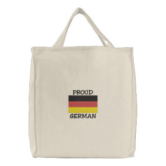 Proud German Embroidered Bag