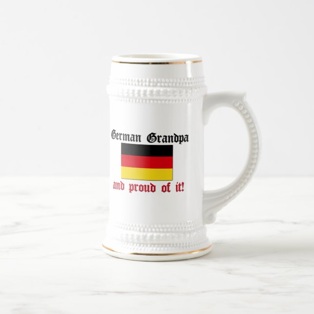Proud German Grandpa Beer Stein (Right)