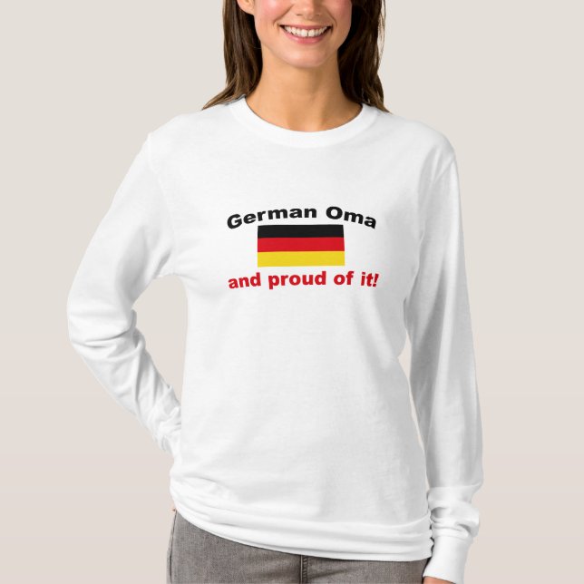 Proud German Oma T-Shirt (Front)