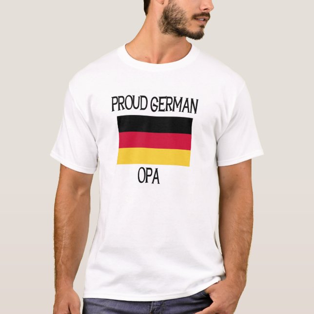 Proud German Opa T-Shirt (Front)