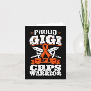 Proud Gigi Of A CRPS Warrior RSD Awareness Ribbon  Card