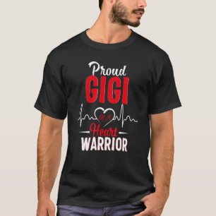 Proud Gigi Of A Heart Warrior Chd Awareness T-Shirt
