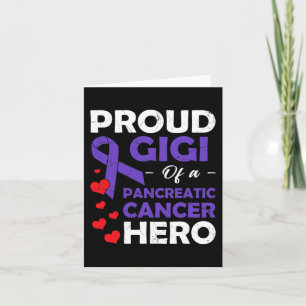 Proud Gigi Of A Pancreatic Cancer Hero Warrior Sup Card
