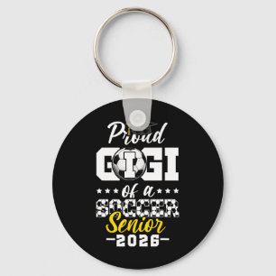 Proud Gigi Of A Soccer Senior 2026 Graduation Gift Keychain