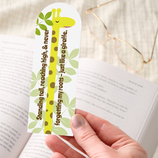 Proud Giraffe Bookmark (Hand)