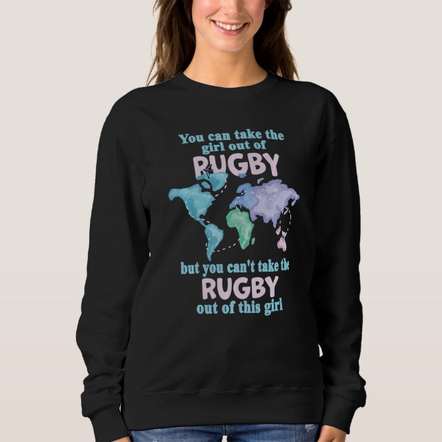 Proud Girl From Rugby  Relocation From Rugby Sweatshirt (Front)