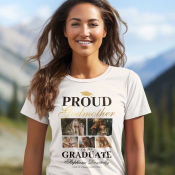 Proud Godmother Of The Graduate T-shirt by special_stationery at Zazzle