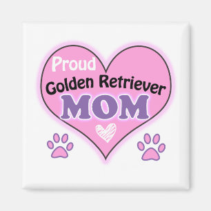 Proud Golden Retriever mom Magnet