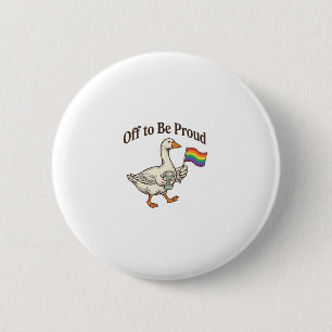 Proud Goose Pride Parade Vintage Shirt Design_1 Button