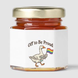 Proud Goose Pride Parade Vintage Shirt Design_1 Honey Jar Favors