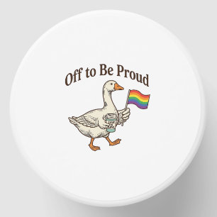Proud Goose Pride Parade Vintage Shirt Design_1 Mini Candle Favors