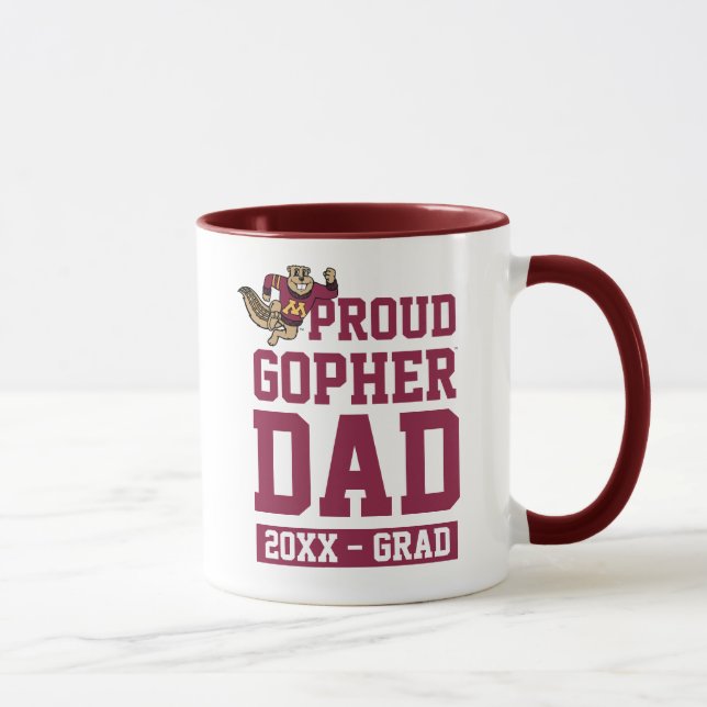 Proud Gopher Dad with Class Year Mug (Right)
