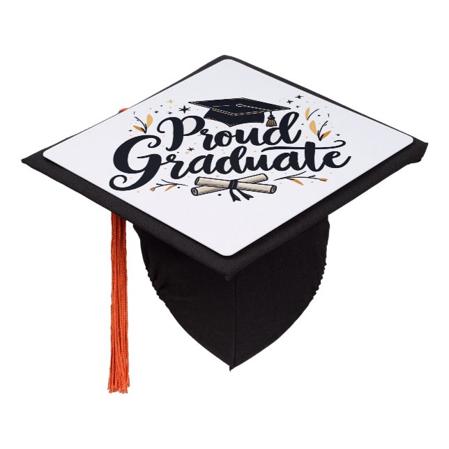 Proud Graduate Graduation Cap Topper (Angled)