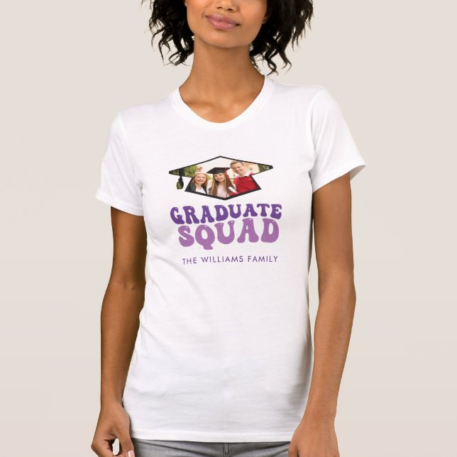 Proud Graduate Squad High School Graduation T-Shirt (Front)