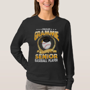 Proud Grammie Senior Class Of 2024 Baseball Player T-Shirt