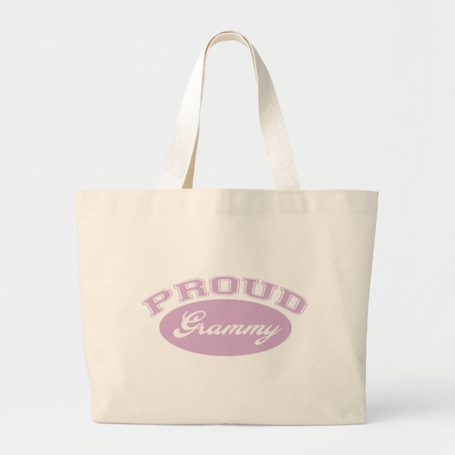 Proud Grammy Large Tote Bag (Front)