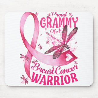 Proud Grammy Of A Breast Cancer Warrior Awareness Mouse Pad