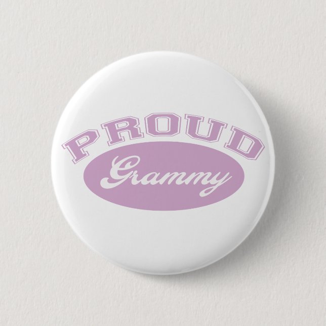 Proud Grammy Pinback Button (Front)