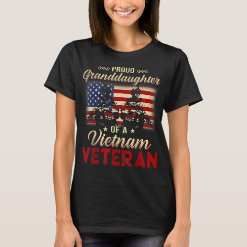 Proud Granddaughter Of A Vietnam Veteran Grandpa  T_Shirt