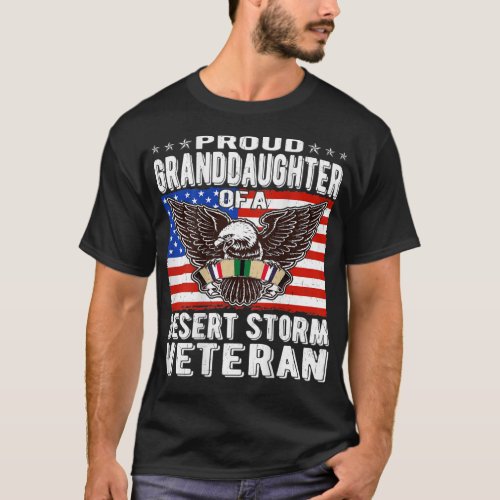 Proud Granddaughter Of Desert Storm Veteran Persia T_Shirt