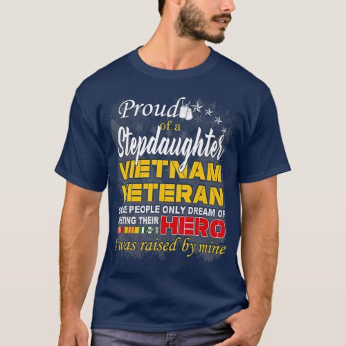 Proud Granddaughter Vietnam Veteran Raised by my T_Shirt