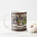 Proud Grandma 3 Photo Snapshot Mother's Day Coffee Mug