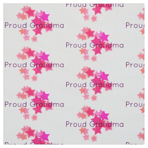 Proud Grandma Fabric