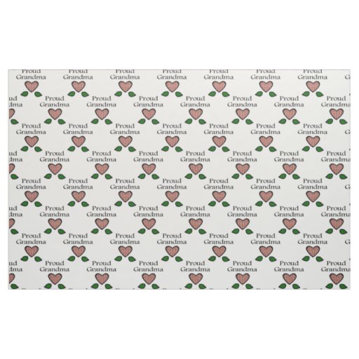 Proud Grandma Fabric