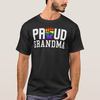 Proud Grandma Lgbt Gay Pride Month Lesbian Unisex T-shirt by RainbowChild_Art at Zazzle