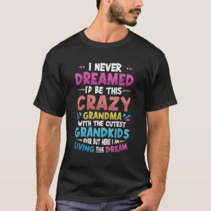 Proud Grandma Loves Grandkids Grandma T-Shirt
