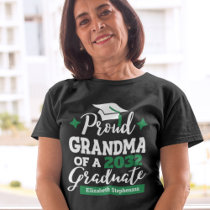 Proud Grandma of 2023 graduate green tassel T-Shirt