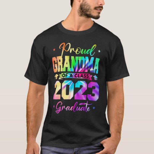 Proud Grandma of a 2023 Graduate Senior 23 Family  T_Shirt