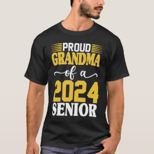 Proud Grandma Of A 2024 Senior Graduation Class Of T-Shirt