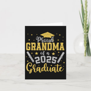 Proud Grandma Of A 2025 Graduate Senior Cl Of 2025 Card