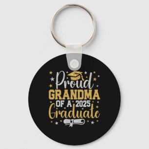 Proud Grandma Of A Cl Of 2025 Graduate Graduation  Keychain