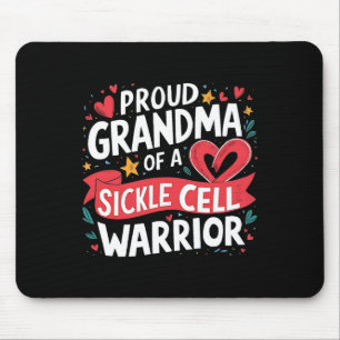 Proud Grandma Of A Sickle Cell Warrior Awareness R Mouse Pad