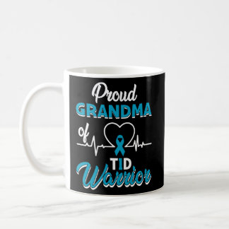 Proud Grandma Of A T1D Warrior Diabetic Diabetes A Coffee Mug