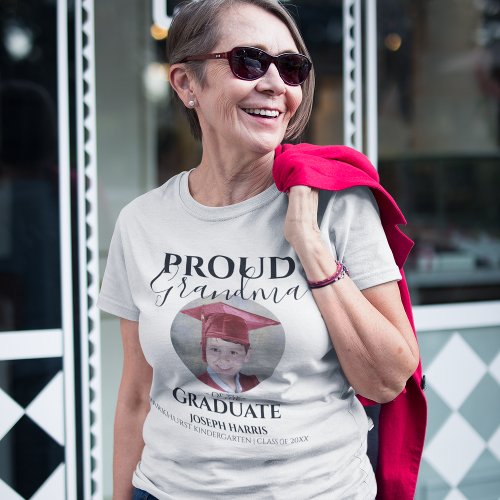 Proud Grandma Of The Graduate  Photo T_Shirt